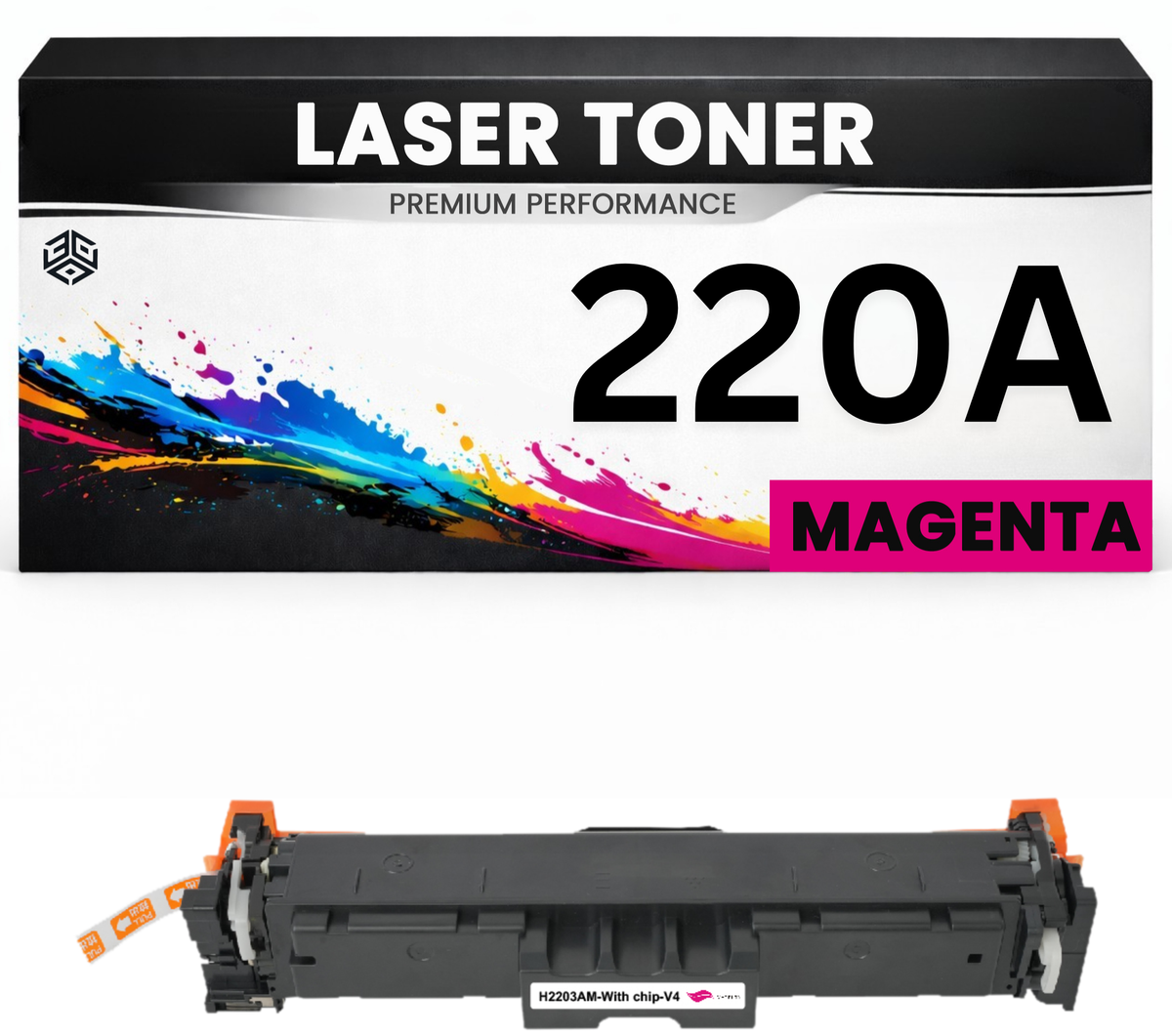 2 x Toner 220A Magenta für HP kompatibel W2203A M Premium Alternative Günstig Color LaserJet Pro 4202dn 4202dw MFP 4302dw 4302fdn 4302fdw