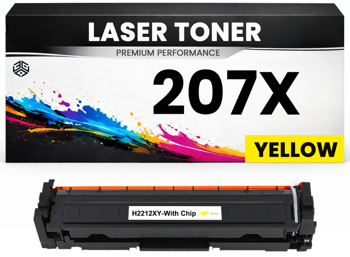 Toner kompatibel für HP W2212X(207X) Color LaserJet Pro M255dw/M282/283fdw in Gelb