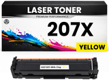XXL Toner 207X Gelb für HP kompatibel  W2212X Premium Alternative Günstig für HP Color LaserJet Pro M255dw, M282, 283fdw