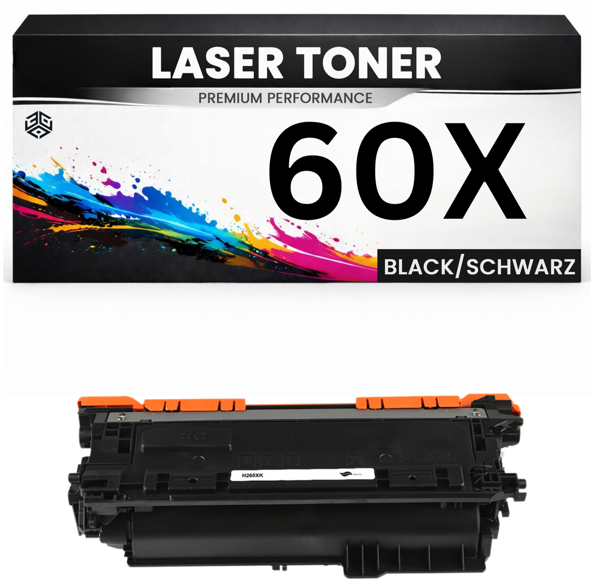 2 x XXL Toner 649X für HP Schwarz CE260X 17000 S. Tonerkartusche wie Original für Color LaserJet CP4520 CP4525