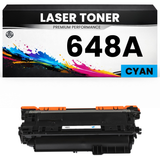 XXL Toner 648A für HP Cyan CE261A Tonerkartusche wie Original 11.000 Seiten für Color Laserjet CP-4025 CP-4520 CP-4525
