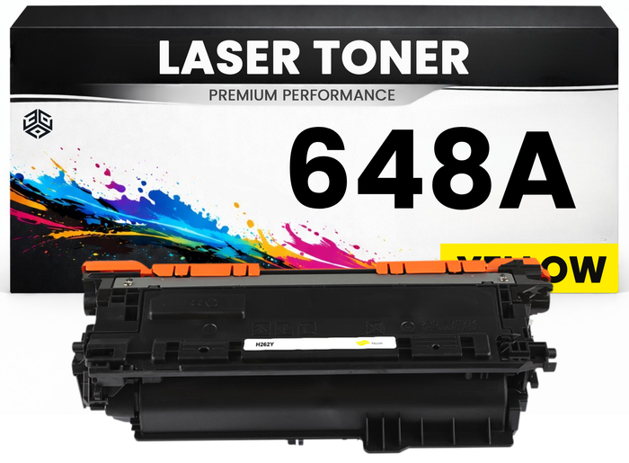 Toner kompatibel für HP CE262A(648A) Color LaserJet CP4520/CP4025/CP4025N/CP4025DN/CP4525N/CP4525DN/CP4525XH in Gelb