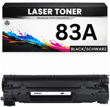 Toner 83A für HP kompatibel Schwarz CF283A Premium Alternative Günstig LaserJet Pro MFP M125a/125nw/125rnw/126a/126nw/127fn/127fp/127fs/127fw