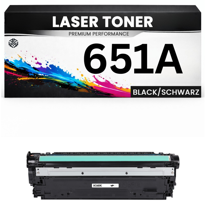 Toner kompatibel für HP CE340A(651A) Color LaserJet Enterprise 700 color MFP M775dn/775f/775z/775z+ in Schwarz