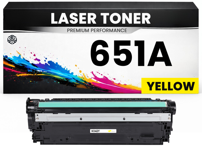 Toner kompatibel für HP CE342A(651A) Color LaserJet Enterprise 700 color MFP M775dn/775f/775z/775z+ in Gelb