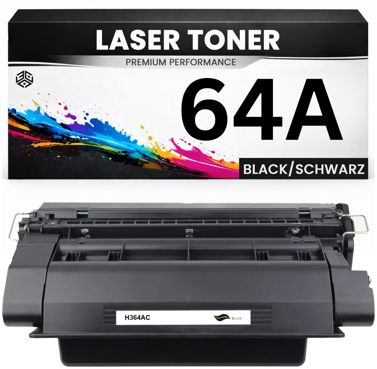 XXL Toner kompatibel für HP CC364A(64A) LaserJet P4014/P4015n/P4015x/P4515n/P4515x in Schwarz
