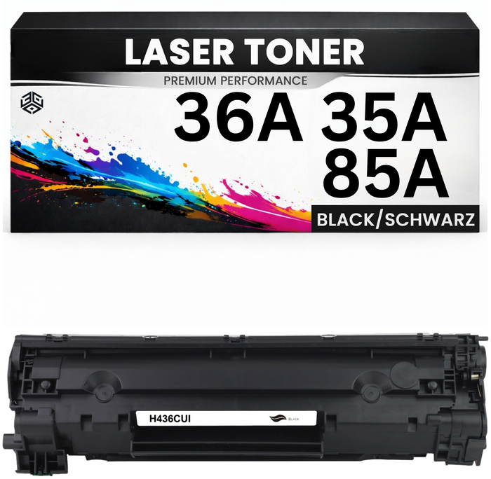 Toner kompatibel für HP CB436A / CB435A / CE285A / Canon 725(36A / 35A / 85A) LaserJet P1005/P1006/P1505/P1505N/P1100/1102/P1102W/P1102WHP Pro M1132/M1210/M1130/M1212NF/M1217NFW/M1120/M1120