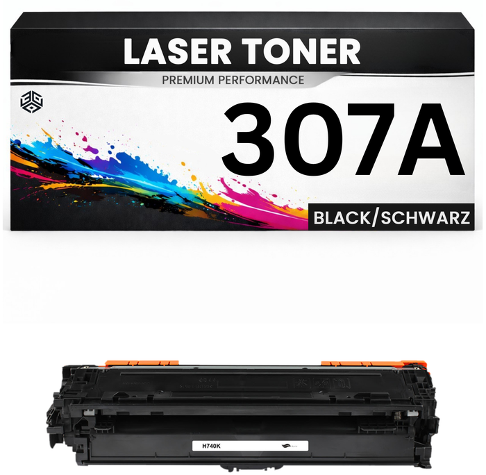 Toner kompatibel für HP CE740A(307A) Color LaserJet Professional CP5225 series in Schwarz