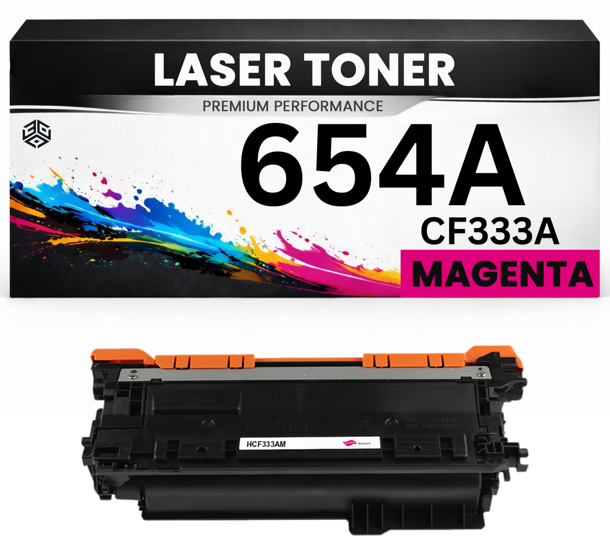 Toner kompatibel für HP CF333A(654A) Color LaserJet Enterprise M651dn/M651n/M651xh in Magenta