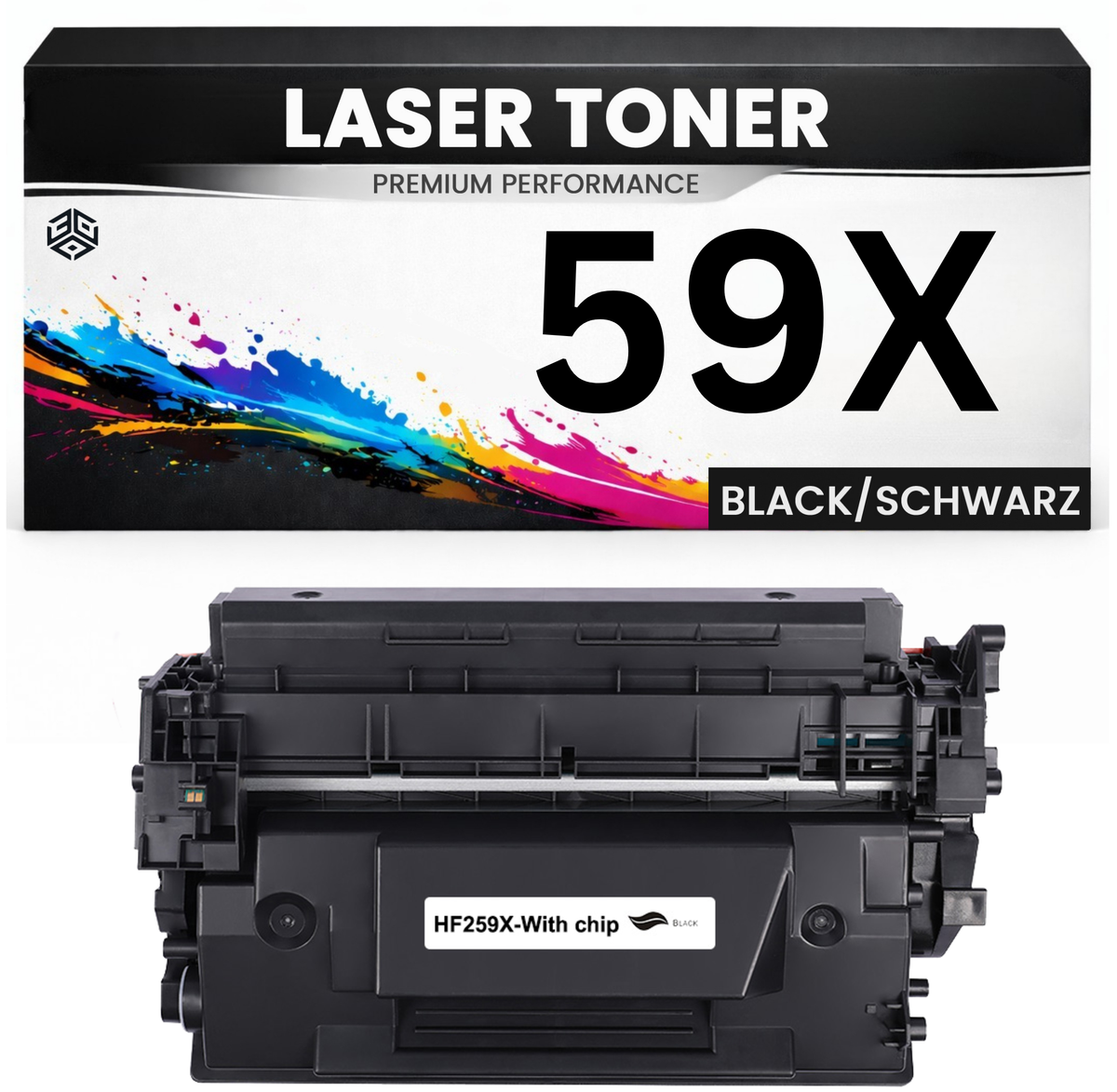 XXL Toner 59X für HP kompatibel Schwarz CF259X Premium wie Original LaserJet Pro M304/404/404dn/404dw/304dn/428dw/428fdn/428fdw/428 MFP M404