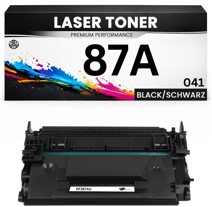 XXL Toner kompatibel für HP CF287A / Cartridge 041(87A) LaserJetEnterpriseM506/M506n/M506x/M506dn LaserJet MFP M527 series LaserJet Pro M501n/M501dnCanon Image CLASS LBP312dn/LBP312X in Schwarz