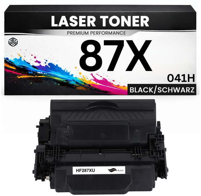 XXL Toner kompatibel für HP CF287X / Cartridge 041H(87X) LaserJet Enterprise M506/M506n/M506x/M506dn LaserJet MFP M527 series LaserJet ProM501n/M501dnCanon Image CLASS LBP312dn/LBP312X in Schwarz