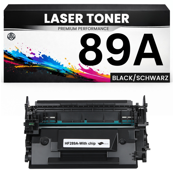 2 x Toner CF289A für HP kompatibel Schwarz wie Original Tonerkartusche LaserJet Enterprise Flow MFP M528/507dn/507/528dn M507dn