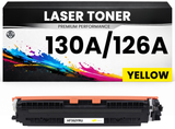 Toner 130A / 126A Gelb für HP kompatibel CF352A CE312A Premium Alternative TopShot Laserjet Pro M275/175A/175NW/176 Canon imageCLASS LBP-7016C 100