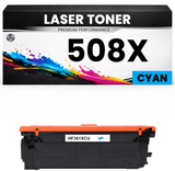 Toner 508X Cyan für HP kompatibel CF361X 040HC Premium Alternative Günstig Color LaserJet Enterprise 552dn M553dn/553 MFP M577 Canon imageCLASS