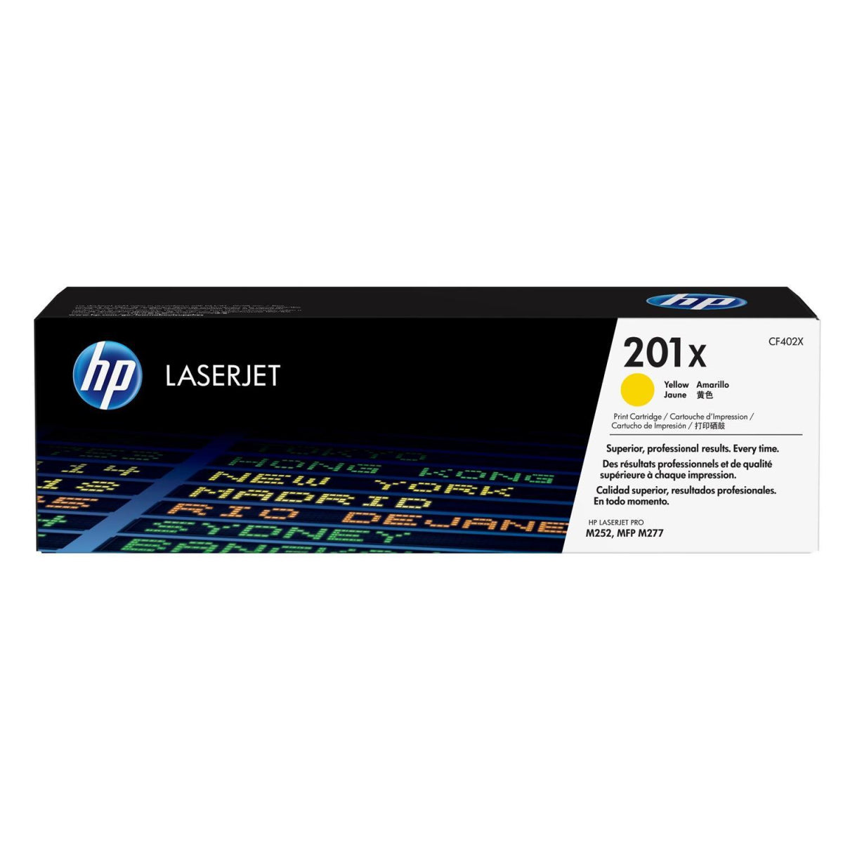 HP 201X Gelb / Original HP LaserJet Toner -  CF402X Lasertoner Tonerkartusche