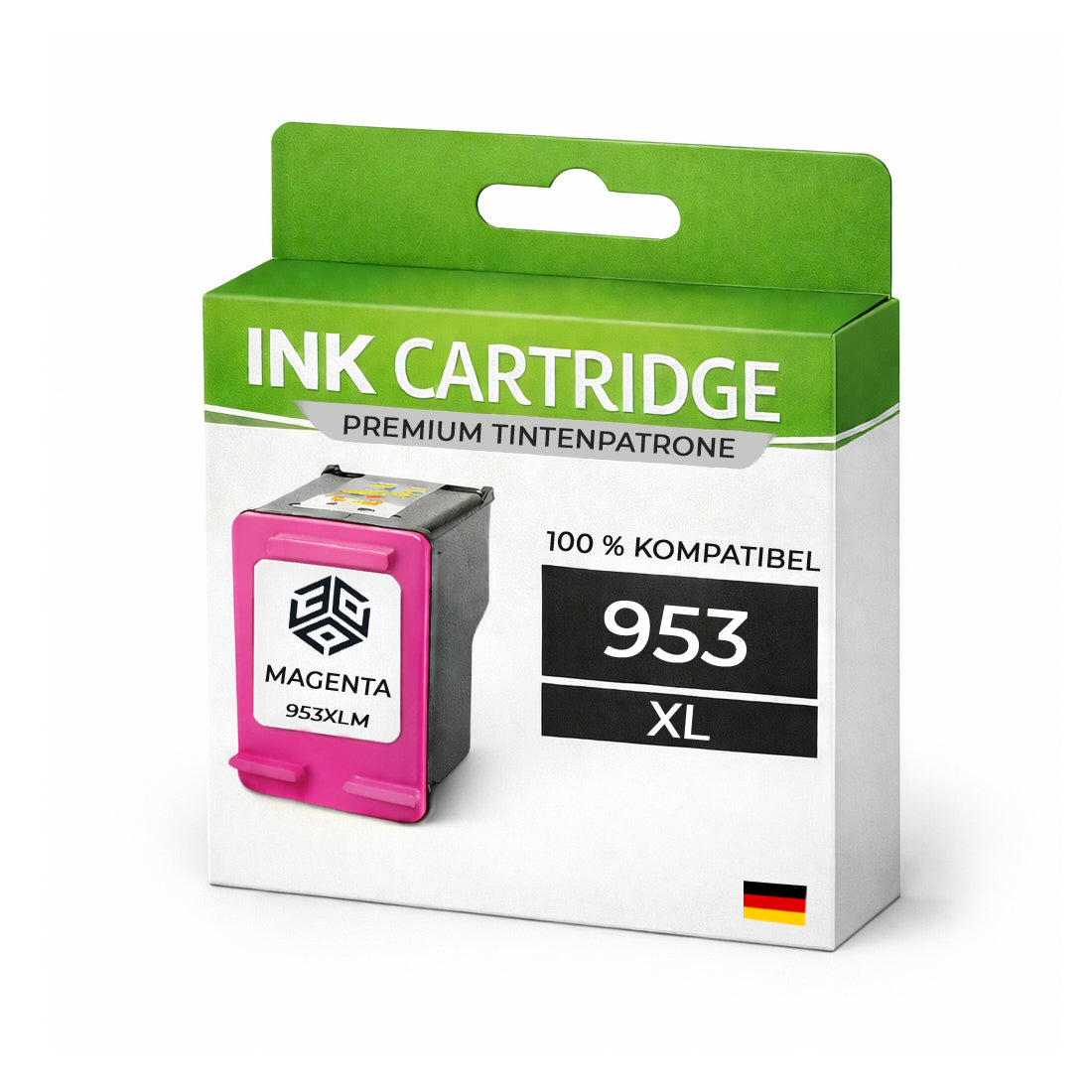 2 x XL Tintenpatrone 953XLM Magenta für HP kompatibel F6U17AE Premium Patrone Officejet Pro 7720 7730 7740 8200 8210 8216 8218 8700 8714 8715 8716 8717