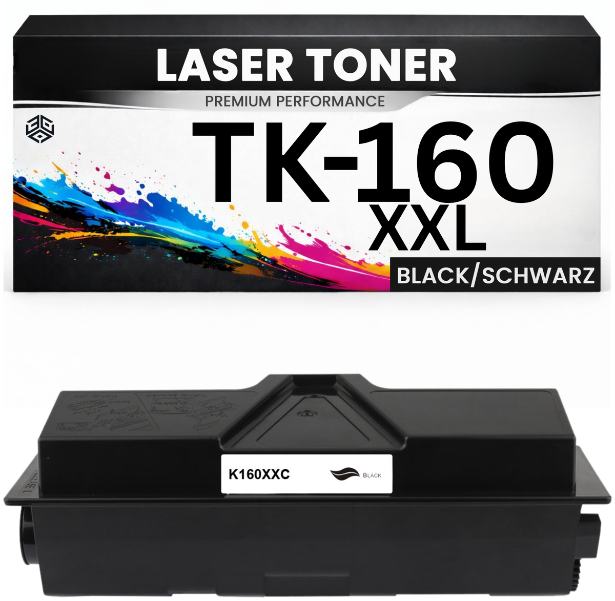 XXL Toner kits kompatibel für Kyocera TK-160XXL FS-1120D/1120DN in Schwarz