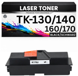 XL Toner TK-130 / TK-140 TK-160 TK-170 für Kyocera Schwarz hochwertig ECOSYS P2135d/2135DN DP 1120DN 1128MFP 1320DN 1350DN DP1100 P2135DN