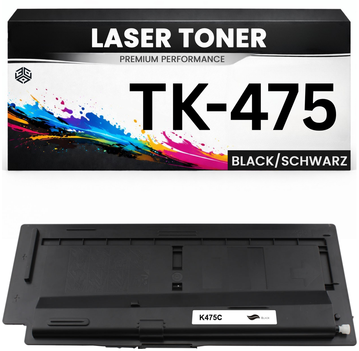 XXL Toner TK-475 für Kyocera Schwarz TK475 hochwertige Alternative für Kyocera FS-6025MFP, FS-6030MFP, FS-6525MFP, FS-6530MFP