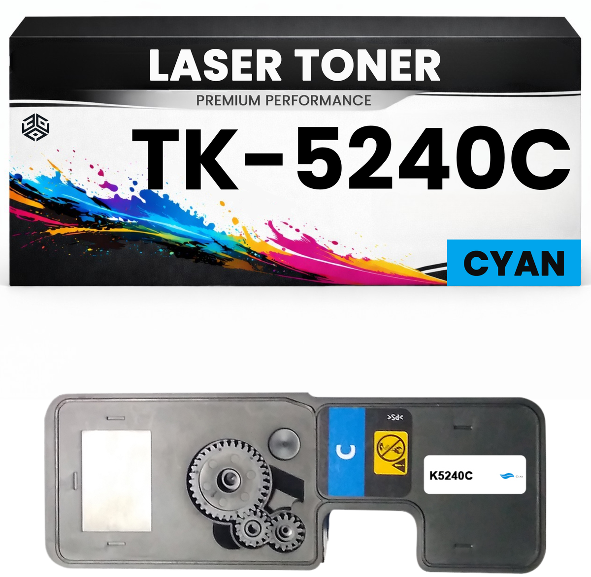 XL Toner kits kompatibel für Kyocera TK-5240C ECOSYS  M5526cdn/M5526cdw/M5026cdn/M5026cdw in Cyan