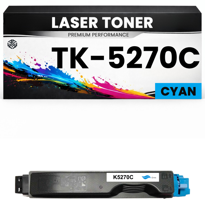 Toner kits kompatibel für Kyocera TK-5270C Ecosys P6230cdn/M6230cidn/M6630cidn in Cyan