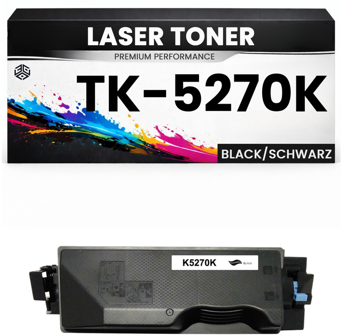 Toner kits kompatibel für Kyocera TK-5270K Ecosys P6230cdn/M6230cidn/M6630cidn in Schwarz