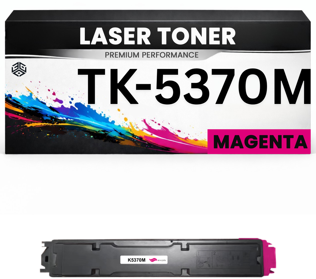 2 x Toner TK-5370M Magenta für Kyocera  TK5370M Premium Alternative Günstig für Kyocera PA3500CX, MA3500CIFX, MA3500CIX