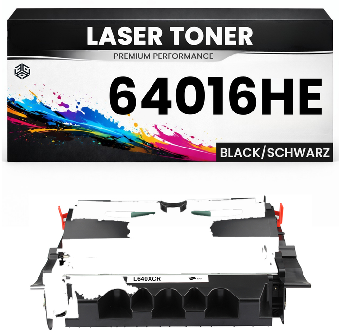 XXL Toner kompatibel für Lexmark 64016HE T640 T642 T644 series in Schwarz