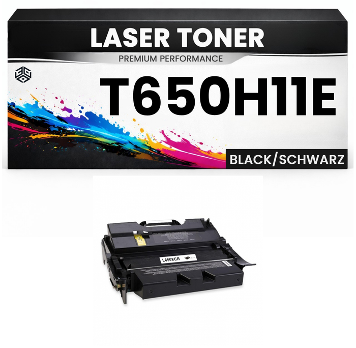 XXL Toner kompatibel für Lexmark T650H11E T650/T652/T654/T656 X651/X652/X654/X656/X658 in Schwarz