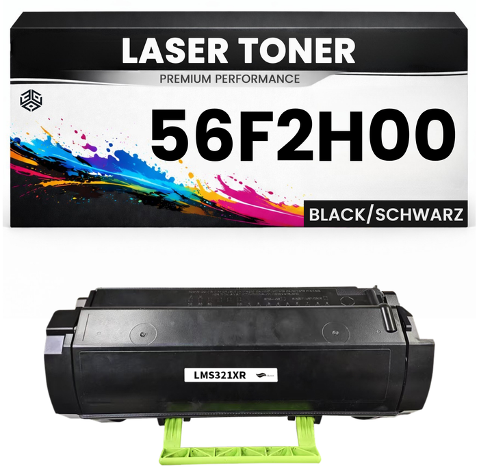 XXL Toner kompatibel für Lexmark 56F2H00 MS321dn/421dn/421dw/521dn/621dn/622de MX321adn/321adw/421ade/521de/521ade/522adhe/622ade/622adhe in Schwarz