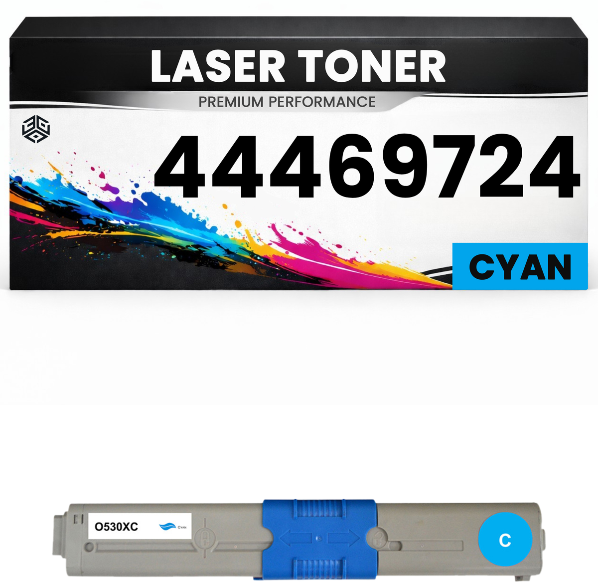 XXL Toner kits kompatibel für OKI 44469724 data C510DN/C530DN MC561DN in Cyan