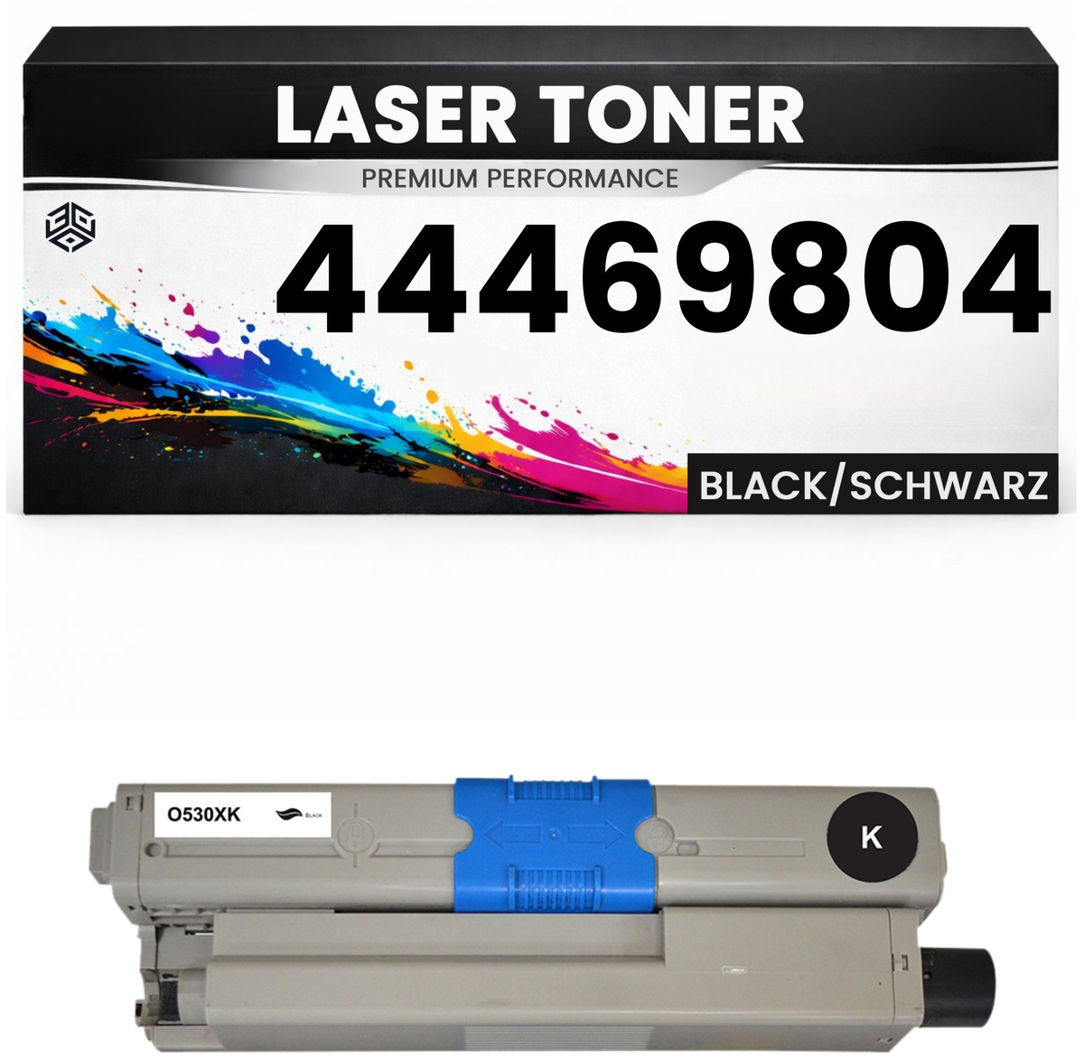 XXL Toner kits kompatibel für OKI 44469804 data C510DN/C530DN MC561DN in Schwarz