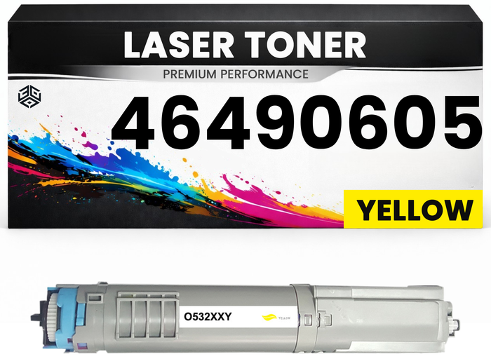 XXL Toner kits kompatibel für OKI 46490605 data C532dn C542dn MC563dn MC573dn in Gelb