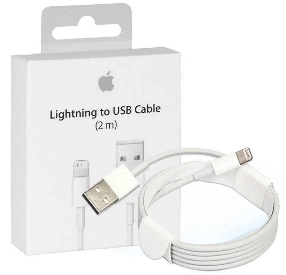 Original Apple USB Lightning Ladekabel 2m iPhone 6 7 8 10 X 11 12 13 14 Pro Max