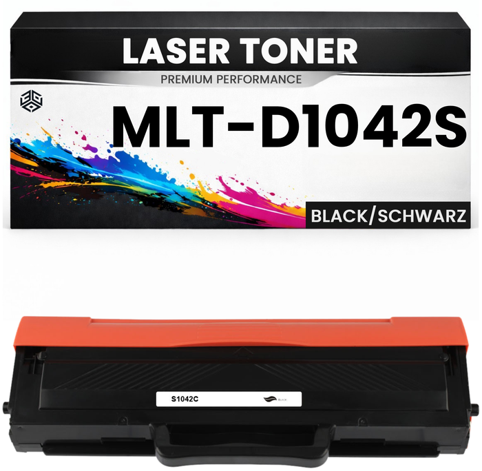 2 x Toner 104 für Samsung Schwarz MLT-D1042S wie Original Premium alternative ML-1660/1661/1665/1676/1677/1670/1675/1860/1865W SCX-3200/3205W SCX-3205W