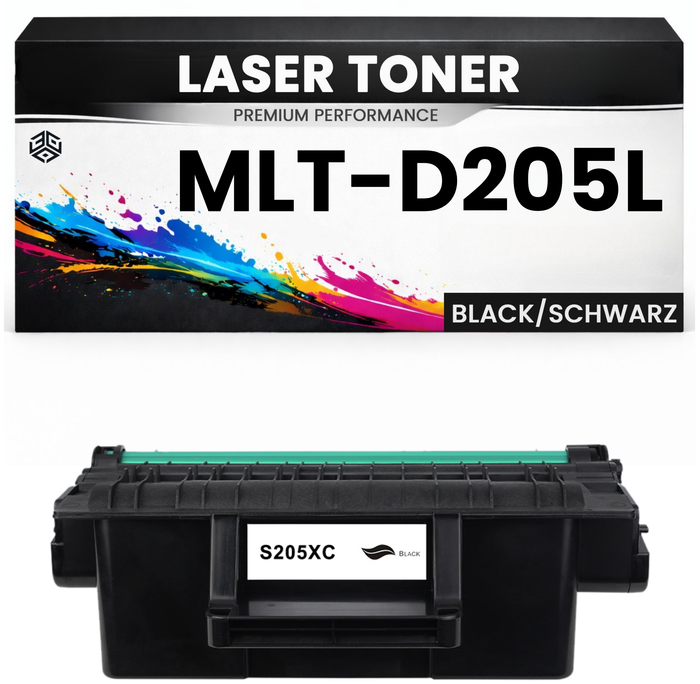 XXL Toner kompatibel für Samsung MLT-D205L(205) ML-3310D/3310ND/3312ND/3710ND/3710D/3712ND/3712DW SCX-5737FW/4833FD/4833FR/5637FR/4835FD/4835FR/5639FR/5739FW in Schwarz