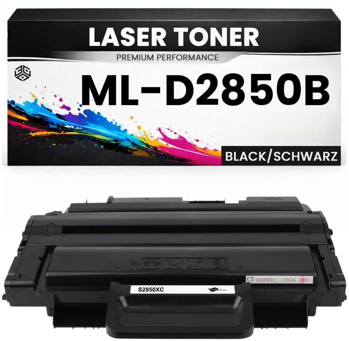 2 x XXL Toner ML-D2850B für Samsung Schwarz MLD2850B für ML-2850 5000 Seiten für Samsung ML-2450 ML-2851 ML-2851NDL ML-2851NDR ML-2850 ML-2850DR ML-2851ND
