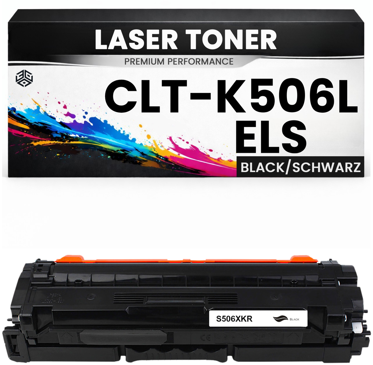 XXL Toner kompatibel für Samsung CLT-K506L / ELS(K506L) CLP-680ND CLX-6260FR/6260FD/6260ND/6260FW in Schwarz