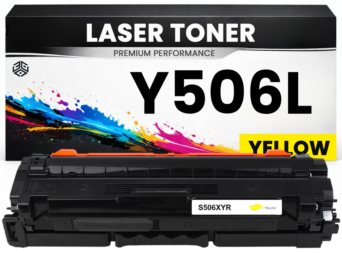 2 x Toner Y506L Gelb für Samsung  CLTY506L ELS Premium Alternative Günstig für Samsung CLX-6260FD, CLP-680ND, CLX-6260FR, CLX-6260FW, CLX-6260ND