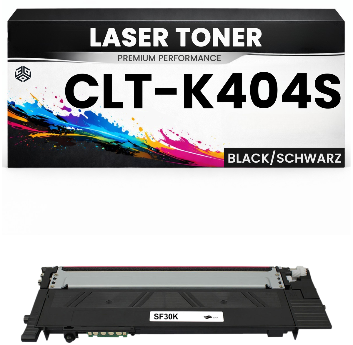 2 x Toner CLT-K404S für Samsung Schwarz K404S Premium Alternative Günstig für Samsung SL-C430/480/480FN/480FW/432/482/482FW/483/483FW/433