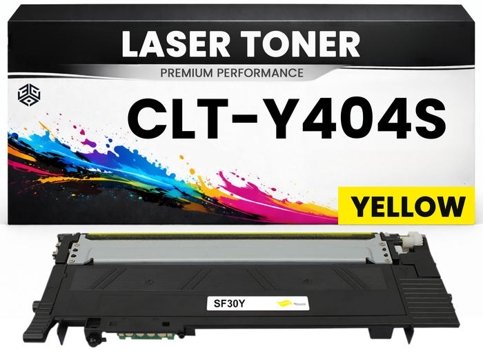 2 x Toner CLT-Y404S Gelb für Samsung  Y404S Premium Alternative Günstig für Samsung SL-C430/480/480FN/480FW/432/482/482FW/483/483FW/433