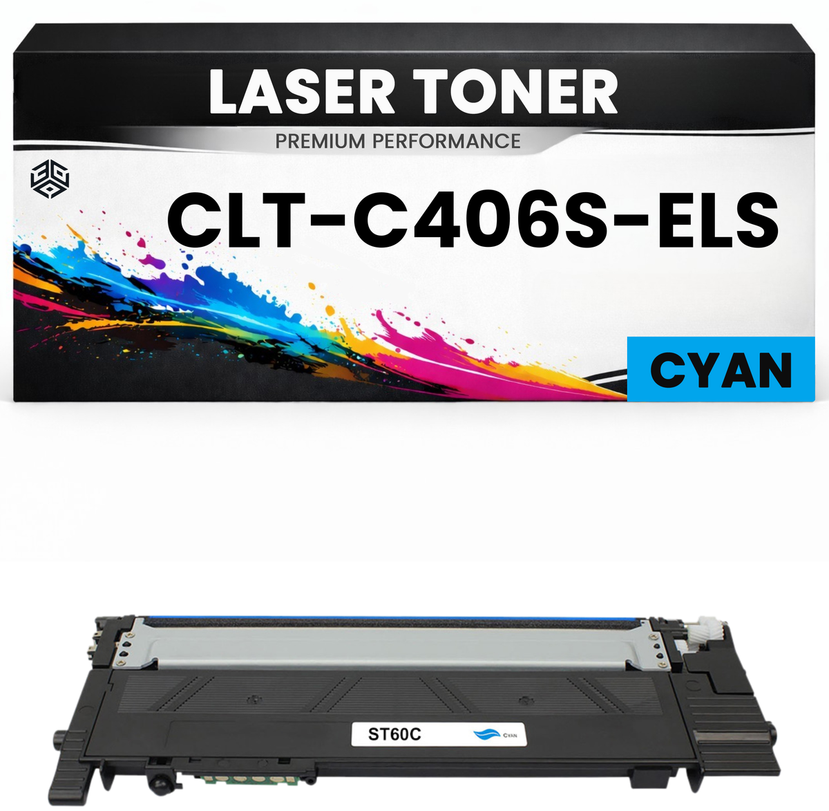 Toner kompatibel für Samsung CLT-C406S / ELS(C406) CLP-360/366/366W/365/365W/368 CLX-3300/3305/3305W/3305FW/3306/3306W/3306FN Xpress C460W/C410W in Cyan