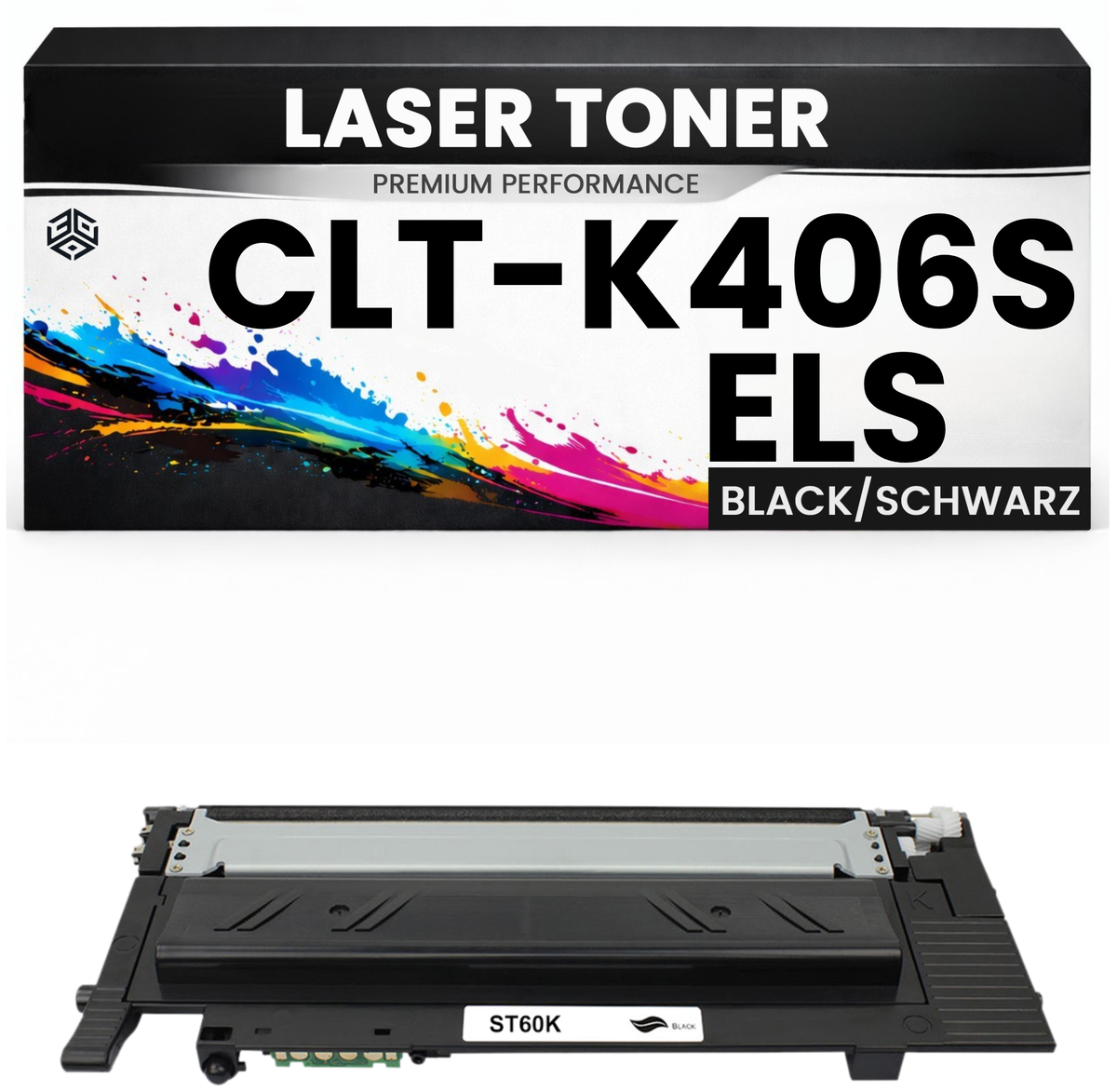 Toner kompatibel für Samsung CLT-K406S / ELS(K406) CLP-360/366/366W/365/365W/368 CLX-3300/3305/3305W/3305FW/3306/3306W/3306FN Xpress C460W/C410W in Schwarz