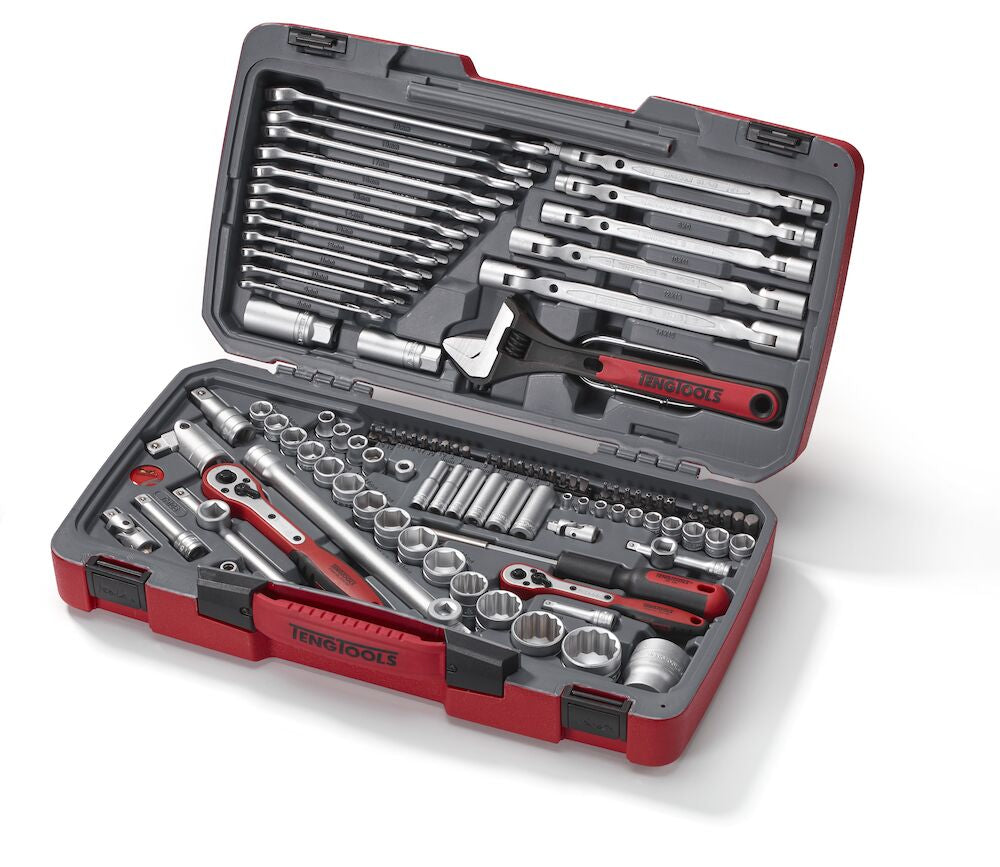 Teng Tools MECCA PRO 1/4"-, 3/8"- & 1/2"-Steckschlüssel-Set, 106 Teile – TM106