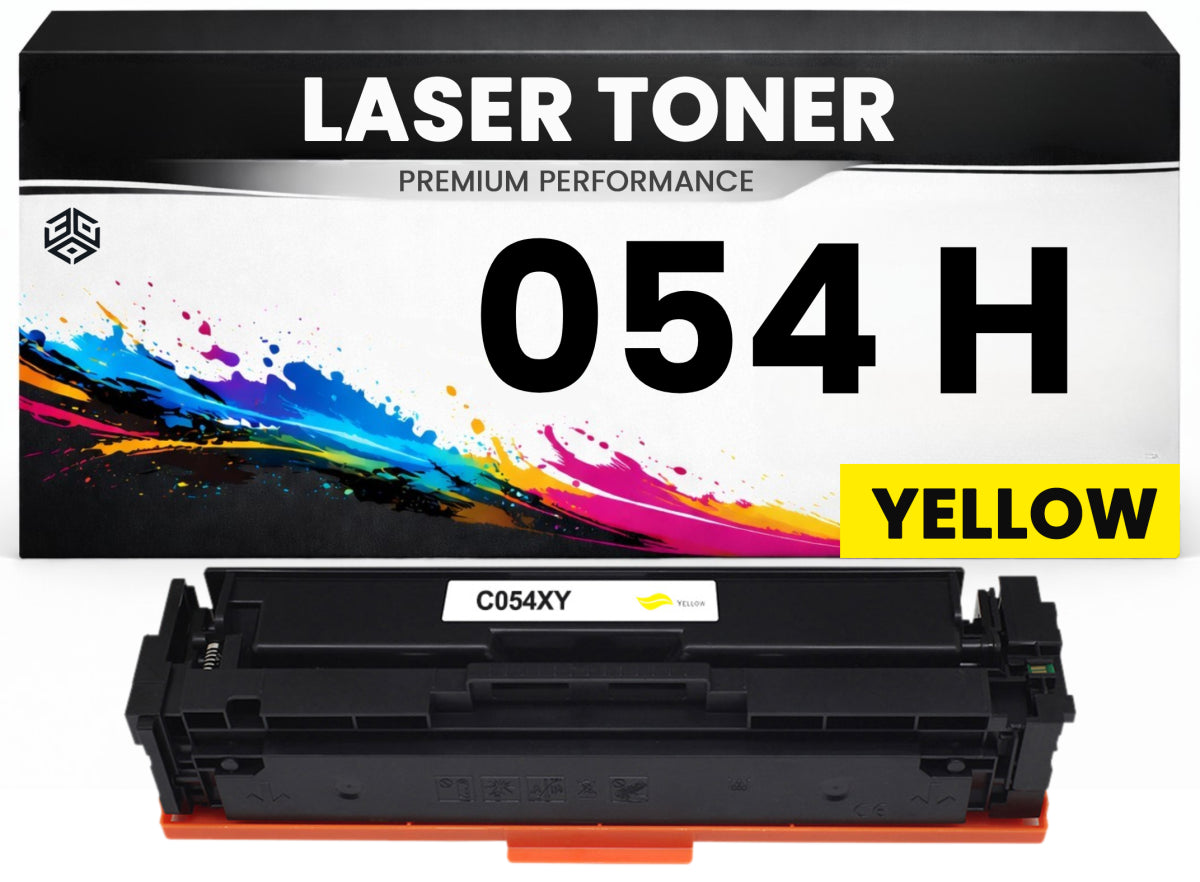 Toner 054 Yellow H Gelb für Canon  Tonerkartusche Premium Alternative Günstig für Canon LBP620 series, Color imageCLASS MF640C, MF642cdw series.