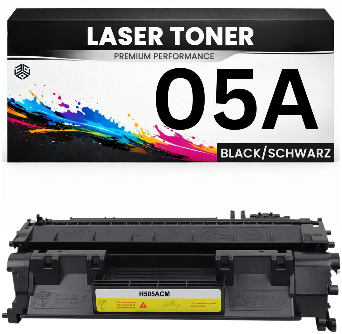 Toner 05A für HP kompatibel Schwarz CE505A Premium Tonerkartusche für HP LaserJet P2035N, P2030, P2035, P2050, P2055d, P2055dn, P2050X