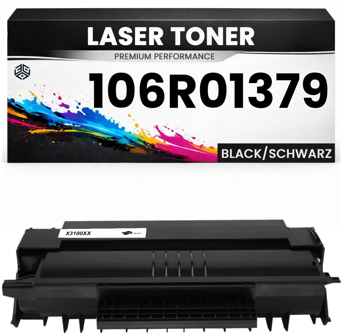 Toner 106R01379 für Xerox kompatibel Schwarz hochwertige Premium Alternative für Xerox Phaser 3100MFP