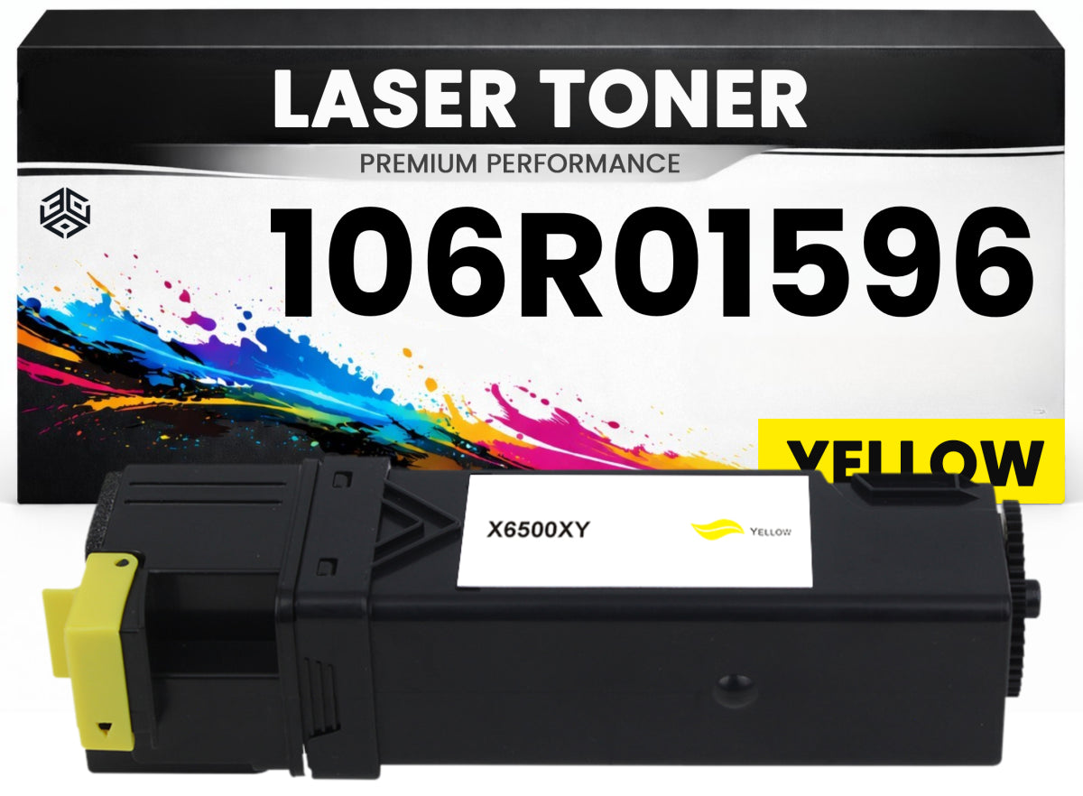 Toner 106R01596 Gelb für Xerox kompatibel  hochwertige Premium Alternative für Xerox Phaser 6500 6500DN Xerox WorkCentre6505 WorkCentre6505DN