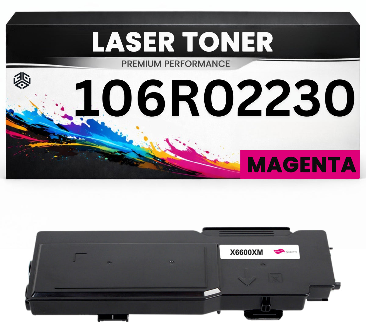 Toner 106R02230 Magenta für Xerox kompatibel  hochwertige Premium Alternative für Xerox Phaser C6600, Xerox Workcenter 6605